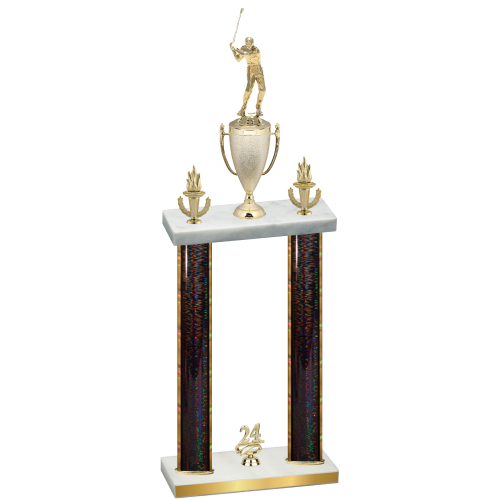 Double Black Glacier Year Golf Trophy