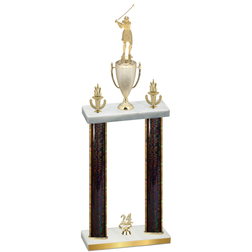 Double Black Glacier Year Golf Trophy