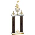 Double Black Glacier Fourth Place Golf Trophy