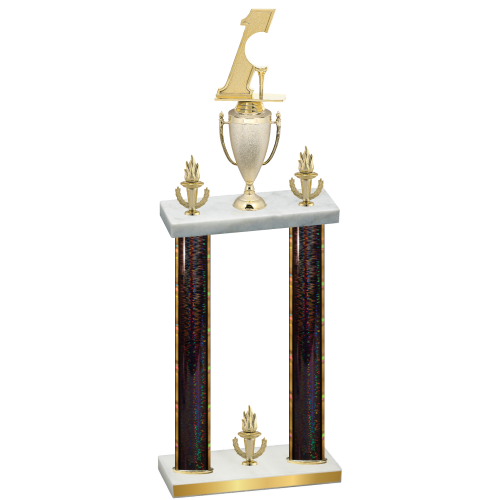 Double Black Glacier Victory Golf Trophy