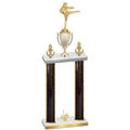 Double Black Glacier First Place Karate Trophy