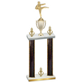 Double Black Glacier Victory Karate Trophy