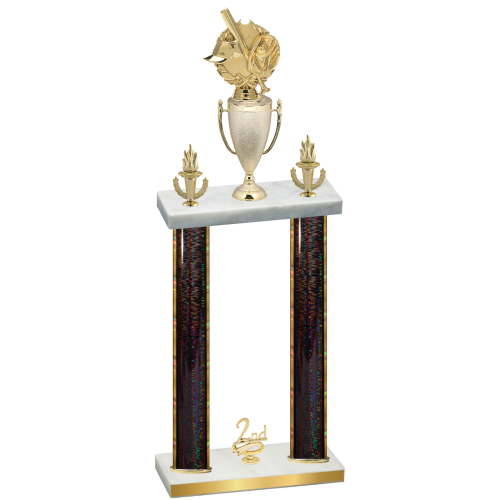 Double Black Glacier Second Place Baseball Trophy