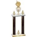 Double Black Glacier Victory Baseball Trophy