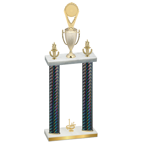 Double Black Carbon Fiber First Place Insert Trophy