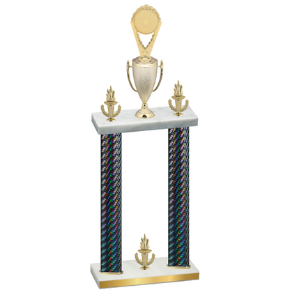 Double Black Carbon Fiber Victory Insert Trophy