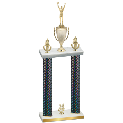 Double Black Carbon Fiber Year Victory Trophy
