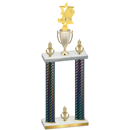 Double Black Carbon Fiber Victory Pickleball Trophy