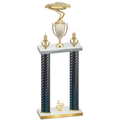 Double Black Carbon Fiber Fourth Place Cars Trophy