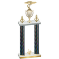 Double Black Carbon Fiber First Place Cars Trophy