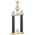 Double Black Carbon Fiber Victory Holiday Trophy