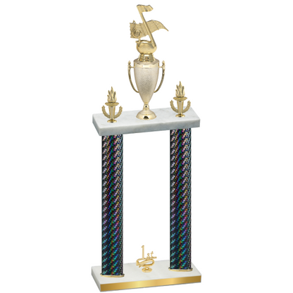 Double Black Carbon Fiber First Place Music Trophy