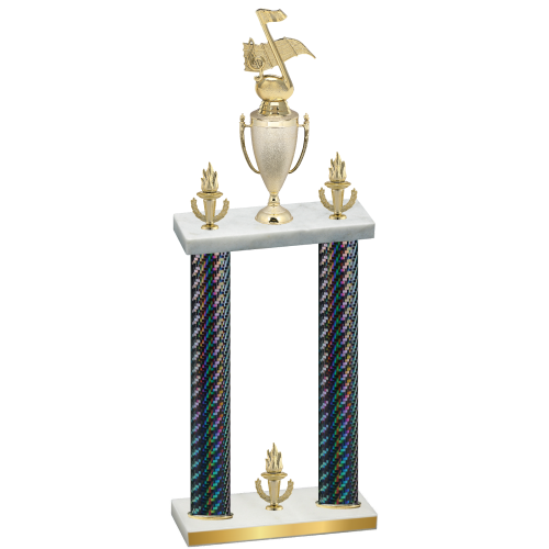 Double Black Carbon Fiber Victory Music Trophy