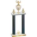 Double Black Carbon Fiber Second Place Academics Trophy