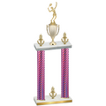 Double Pink Carbon Fiber Victory Tennis Trophy