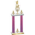 Double Pink Carbon Fiber Victory Hockey Trophy
