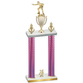 Double Pink Carbon Fiber Year Shooter Trophy