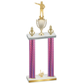 Double Pink Carbon Fiber First Place Shooter Trophy
