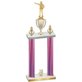 Double Pink Carbon Fiber Year Shooter Trophy