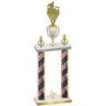 Double Flag USA Fourth Place Rugby Trophy
