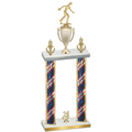 Double Flag USA Year Bowling Trophy
