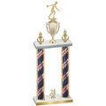 Double Flag USA Year Bowling Trophy