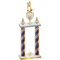 Double Flag USA First Place Hockey Trophy