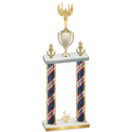 Double Flag USA Third Place Victory Trophy