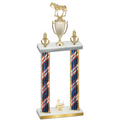 Double Flag USA Third Place Horses Trophy