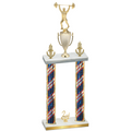 Double Flag USA Second Place Weights Trophy