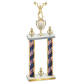 Double Flag USA Victory Weights Trophy