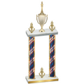 Double Flag USA Victory Chess Trophy