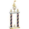 Double Flag USA Year Golf Trophy