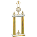 Double Gold Carbon Fiber Victory Wrestling Trophy