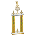 Double Gold Carbon Fiber Victory Hockey Trophy