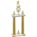 Double Gold Carbon Fiber Victory Hockey Trophy