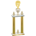 Double Gold Carbon Fiber Victory Pickleball Trophy