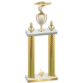 Double Gold Carbon Fiber First Place Cars Trophy