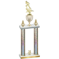 Double Silver Glacier Year Football Trophy