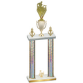 Double Silver Glacier Third Place Rugby Trophy