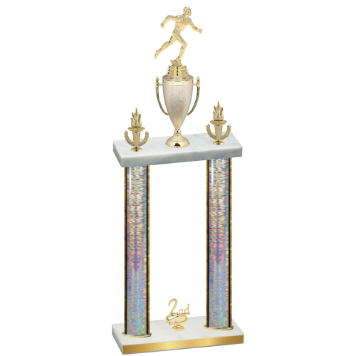 Double Silver Glacier Second Place Running Trophy
