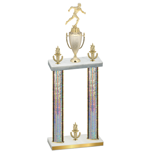Double Silver Glacier Victory Running Trophy