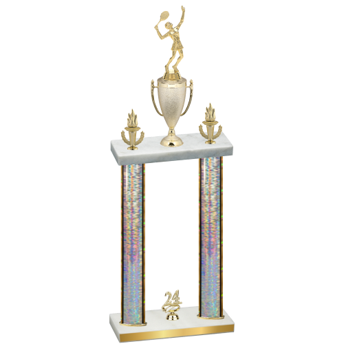 Double Silver Glacier Year Tennis Trophy