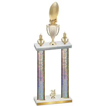 Double Silver Glacier Year Football Trophy