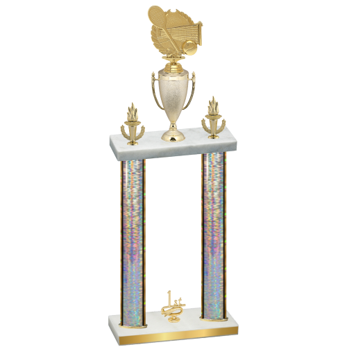 Double Silver Glacier First Place Tennis Trophy