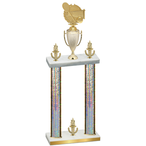 Double Silver Glacier Victory Tennis Trophy