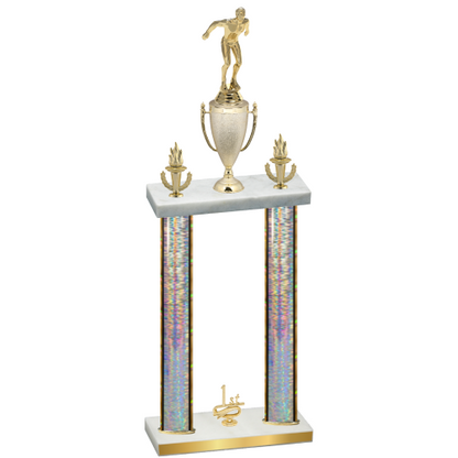 Double Silver Glacier First Place Swimming Trophy