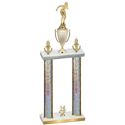 Double Silver Glacier Year Tennis Trophy