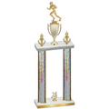 Double Silver Glacier Year Football Trophy