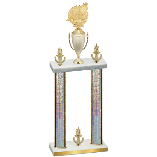 Double Silver Glacier Victory Swimming Trophy